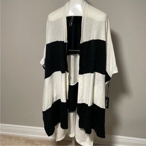 Doe & Rae sleeveless drape sweater, s/m